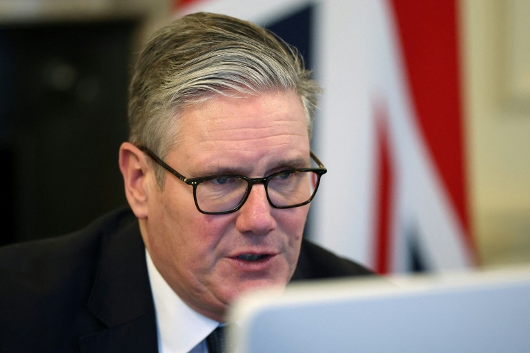 Le Premier ministre britannique Keir Starmer au 10 Downing Street à Londres le 25 novembre 2025