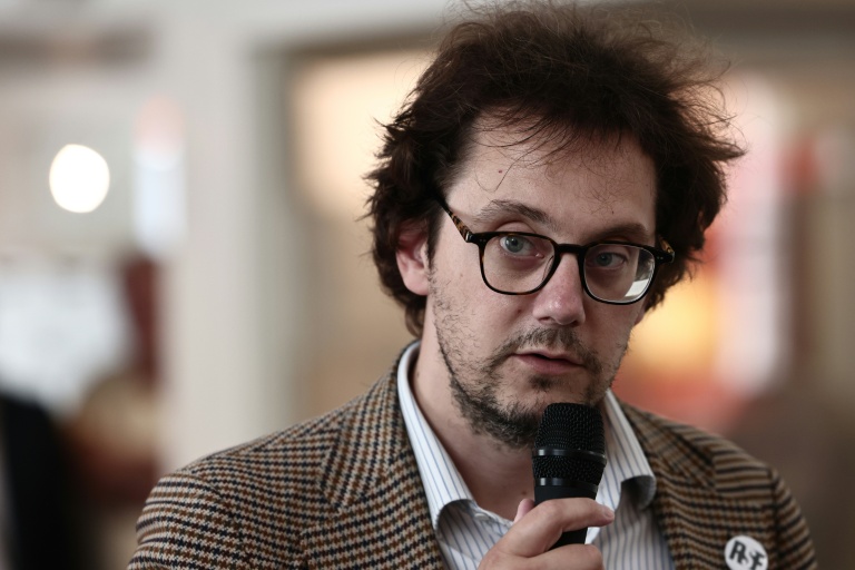 Le directeur général de Reporters sans frontières (RSF), Thibaut Bruttin, le 3 juin 2025 à Paris