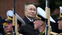 Le président russe Vladimir Poutine lors des cérémonies à l'occasion des commémorations de la victoire sur l'Allemagne nazie, le 9 mai 2026 à Moscou 