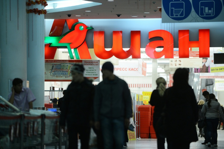 Dans un hypermarché Auchan à Moscou, le 22 octobre 2012
