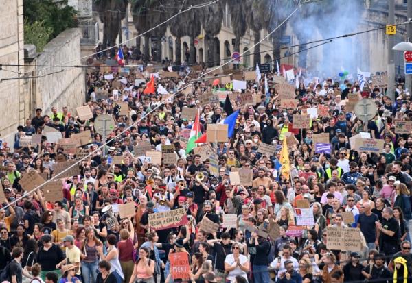 Manifestation contre la vie chère à Montpellier, le 17 octobre 2026
