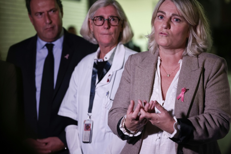 La ministre de la Santé Stéphanie Rist en visite à l'hôpital intercommunal de Créteil le 19 octobre 2025
