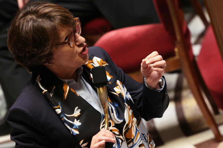 La ministre de l'Agriculture Annie à l'Assemblée nationale le 7 octobre 2026, à Paris