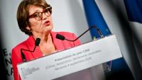La ministre de l'Agriculture, Annie Genevard, le  4 septembre 2026 à Paris