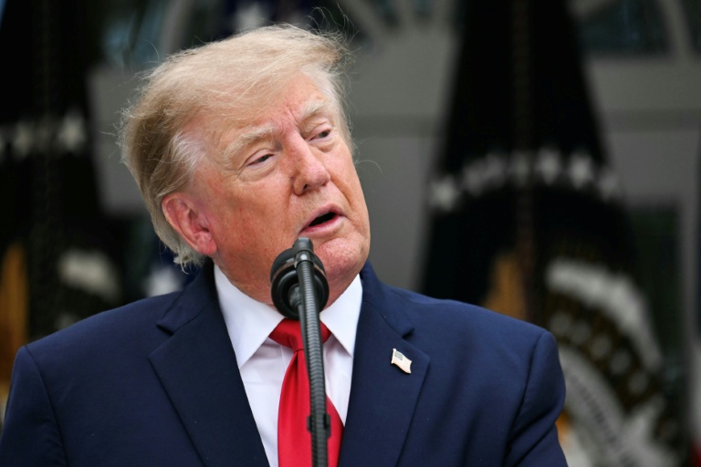Le président américain Donald Trump à la Maison Blanche, le 15 octobre 2026 à Washington