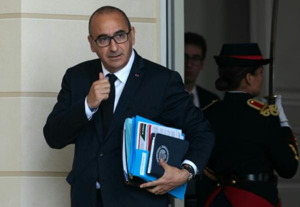 Le ministre de l'Intérieur Laurent Nuñez à la sortie de l'Elysée, le 22 juillet 2026 à Paris