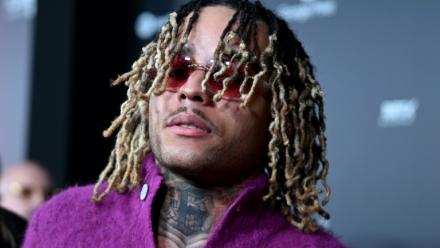 Le rappeur Zola pose avant la première édition de la cérémonie de remise des prix musicaux "Les Flammes", au Théâtre du Châtelet, à Paris, le 11 mai 2023