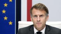Emmanuel Macron à l'Elysée à Paris le 22 octobre 2026