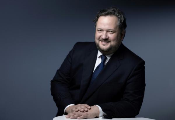 Le directeur général de la Société Générale Slawomir Krupa, à Paris le 12 mai 2023