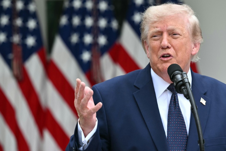 Le président américain Donald Trump s'exprime depuis la Maison Blanche le 6 juillet 2026