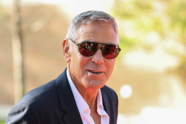 L'acteur américain George Clooney à son arrivée au 