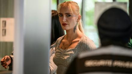 L'influenceuse Mila Orriols le 21 octobre 2025, au tribunal de Lyon