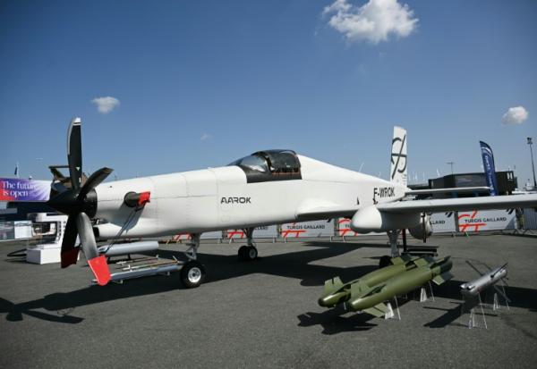 Aarok, drone de combat du français Turgis Gaillard, présenté au salon du Bourget le 17 juin 2025 
