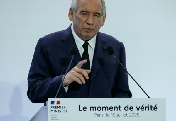Le Premier ministre François Bayrou dévoile les orientations budgétaires du gouvernement, le 15 juillet 2025 à Paris