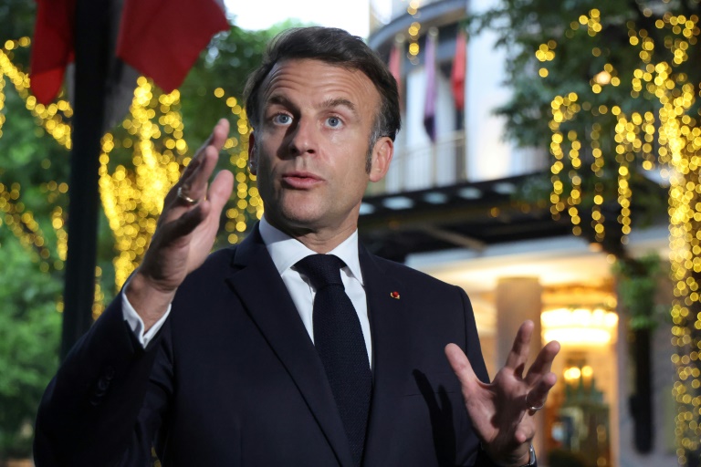 Le président Emmanuel Macron à Hanoï au Vietnam le 26 mai 2025