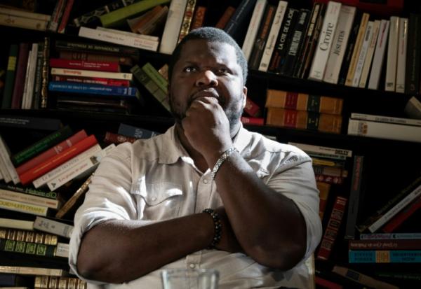 L'écrivain canado-haïtien Thélyson Orélien, le 24 septembre 2026 à Manosque, dans le sud-est de la France