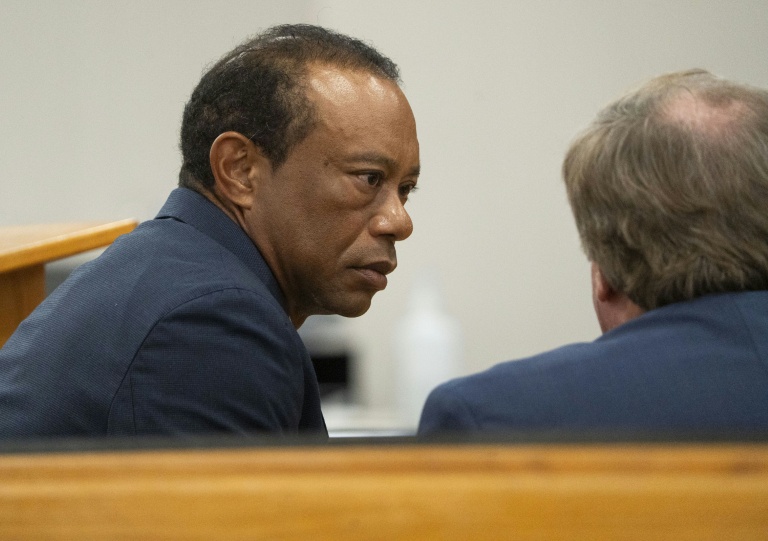 Le golfeur américain Tiger Woods au tribunal de comté de Martin, en Floride, le 2 septembre 2026