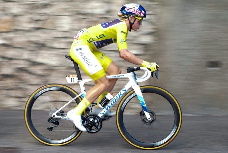 La Néerlandaise Demi Vollering, vainqueur du Tour de France 2026, lors de la 9e et dernière étape de la course, le 9 août 2026