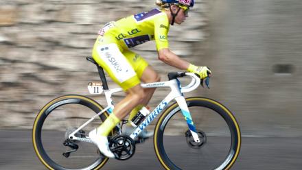 La Néerlandaise Demi Vollering, vainqueur du Tour de France 2026, lors de la 9e et dernière étape de la course, le 9 août 2026