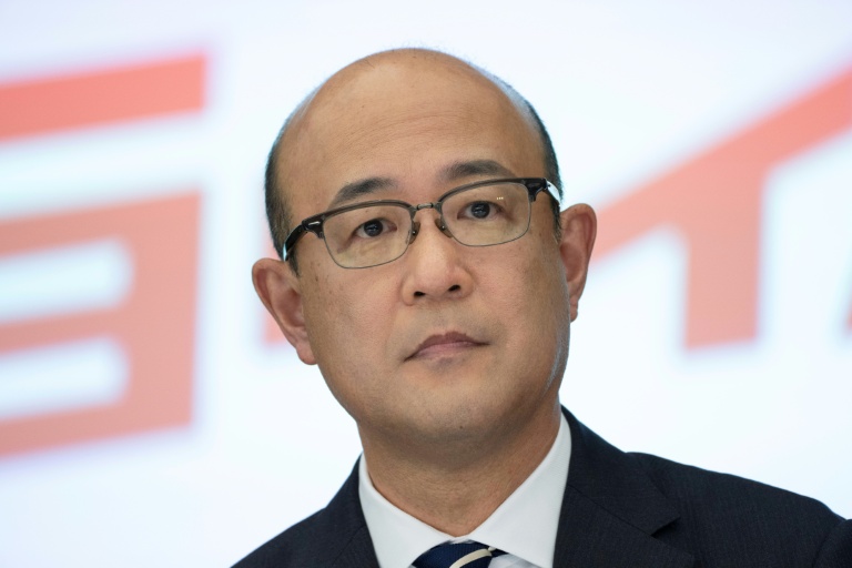 Kenta Kon, 57 ans, l'actuel directeur financier, deviendra à partir du 1er avril président et directeur général de Toyota. Photo prise à Tokyo le 6 février