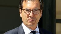 Le ministre du Travail Jean-Pierre Farandou  à la sortie du Conseil des ministres le 27 mai 2026 à Paris