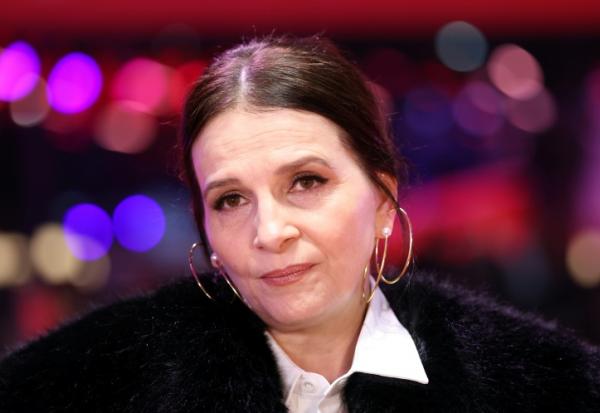 Juliette Binoche le 17 février 2026, à Berlin en Allemagne