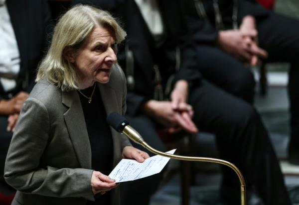 La ministre de la Culture Catherine Pégard à l'Assemblée nationale à Paris le 19 mai 2026