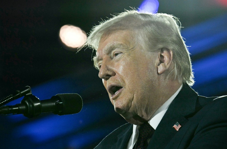 Le président américain lors d'un discours devant des élus républicains à Washington le 25 mars 2026