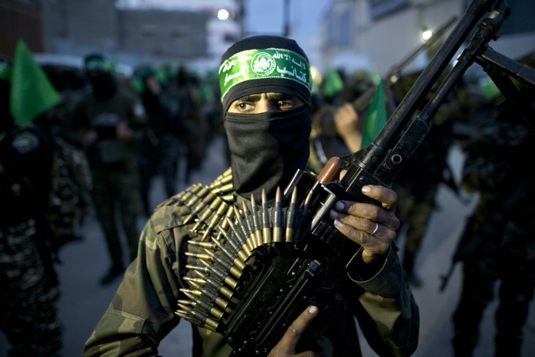 Un combattant du Hamas en 2026 à Gaza