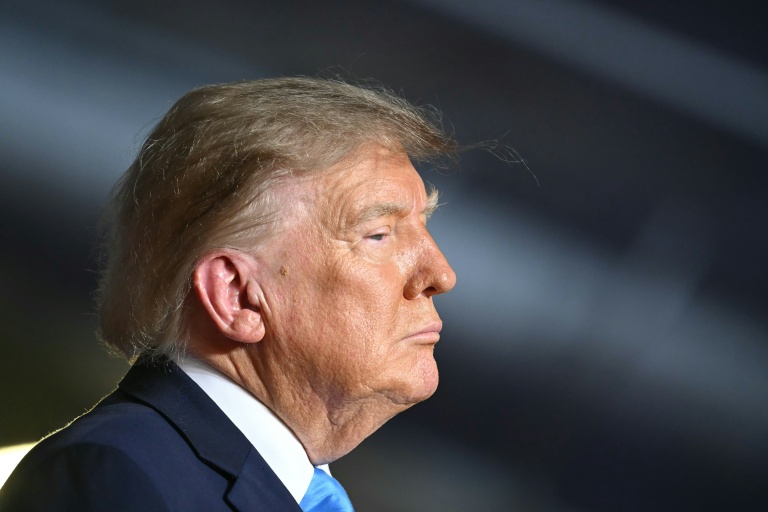 Le président américain Donal Trump, à Grand Island, le 5 octobre 2026 au Nebraska