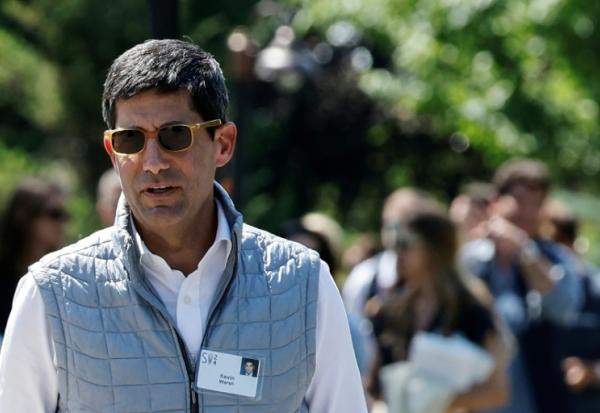 Kevin Warsh, ancien gouverneur de la Réserve fédérale américaine et désigné par Donald Trump our prendre sa tête en mai 2026,
lors de la Allen & Company Sun Valley Conference à Sun Valley (Idaho) le 10 juillet 2024