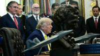 Le président américain Donald Trump dans le Bureau ovale, le 4 juin 2026
