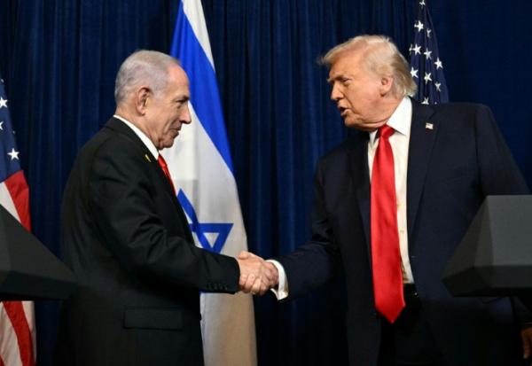 Le président américain Donald Trump et le Premier ministre israélien Benjamin Netanyahu à Mar-a-Lago, en Floride, le 29 décembre 2025