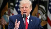 Le président américain Donald Trump à la Maison Blanche, le 15 octobre 2026 à Washington
