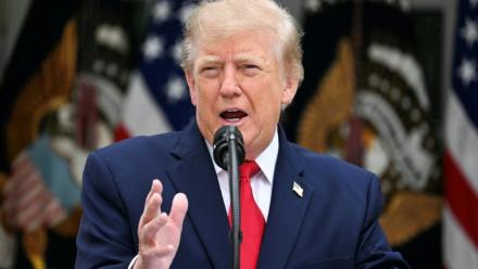Le président américain Donald Trump à la Maison Blanche, le 15 octobre 2026 à Washington
