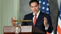 Marco Rubio, lors d'une conférence de presse à New Delhi, le 24 mai 2026.