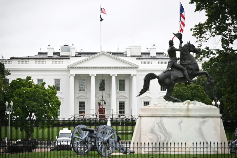 La Maison Blanche avant la visite du président chinois Xi Jinping, à Washington, le 23 septembre 2026