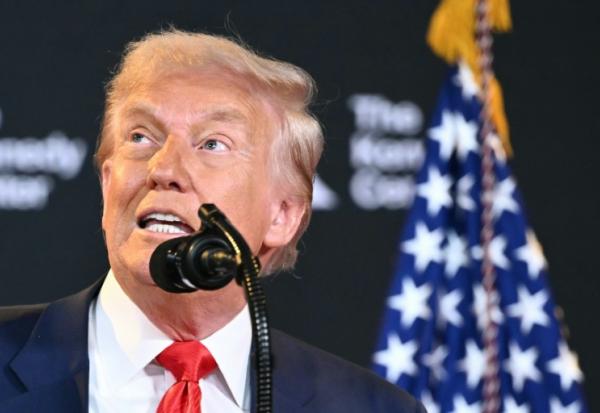 Le président américain Donald Trump au Centre Kennedy à Washington le 13 août 2025
