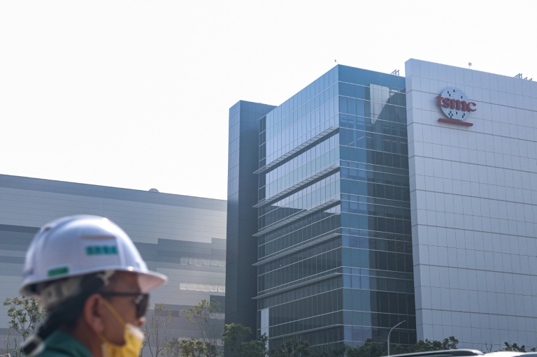Une usine du géant des semi-conducteurs taïwanais TSMC à Kaohsiung, à Taïwan, le 23 décembre 2025