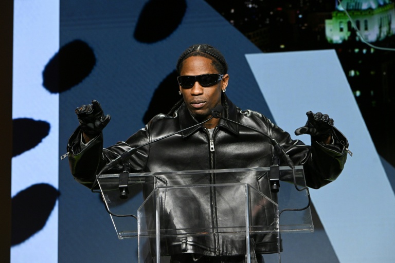 Le rappeur américain Travis Scott à New York ,le 23 mars 2026