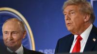 Donald Trump et Vladimir Poutine à Anchorage, en Alaska, le 15 août 2025