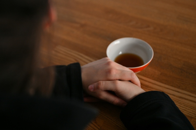 Varvara (prénom changé) lors d'un entretien à l'AFP, le 5 février 2026 à Moscou