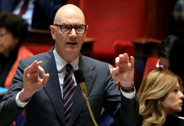 Le miniostre de l'Economie Roland Lescure à l'Assemblée nationale, le 26 novembre 2025 à Paris