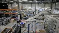 Une zone de production du constructeur de drones militaires Delair à Labège, près de Toulouse, dans le sud-ouest de la France, le 11 avril 2025