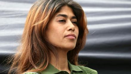 L'eurodéputée LFI Rima Hassan à Paris, le 14 juin 2025