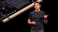 Le patron d'Apple John Ternus, le 3 juin 2019 à San José