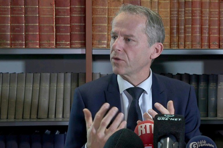 Image tirée d'une vidéo montrant le procureur de la République Etienne Manteaux, le 10 février 2026 à Grenoble