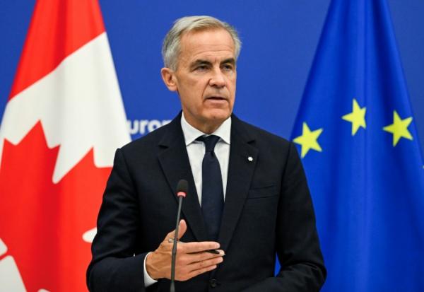 Le Premier ministre canadien Mark Carney à Strasbourg, le 17 septembre 2017