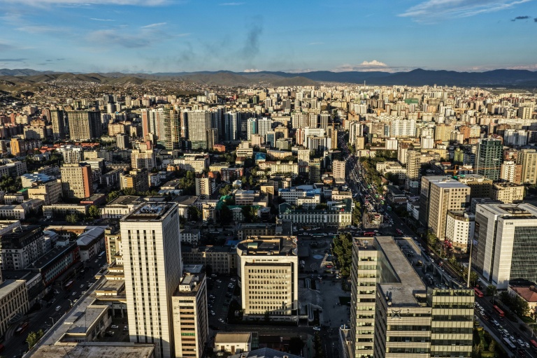 Des immeubles à Oulan-Bator en Mongolie le 27 août 2026