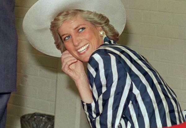 La princesse Diana, lors d'une visite à Melbourne, en Australie, le 27 janvier 1988